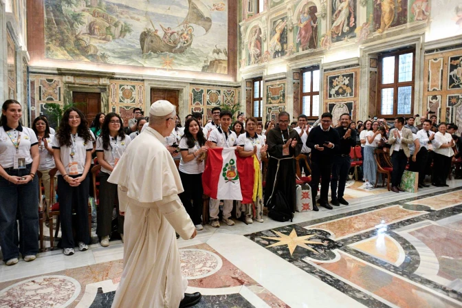 El Papa recibe a jóvenes peruanos este 28 de julio