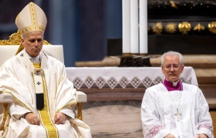 El Papa, en la celebración Crédito: Daniel Ibañez/ EWTN News
