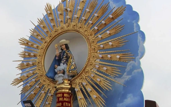 Divino Niño del Milagro de Eten. Crédito: Oficina de Prensa de la Parroquia Santa María Magdalena de Eten, Chiclayo, Perú.