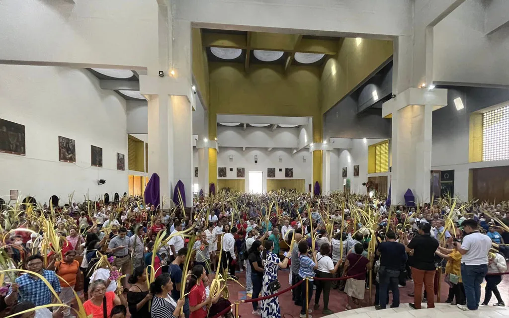 El Domingo de Ramos en una iglesia en Nicaragua.?w=200&h=150