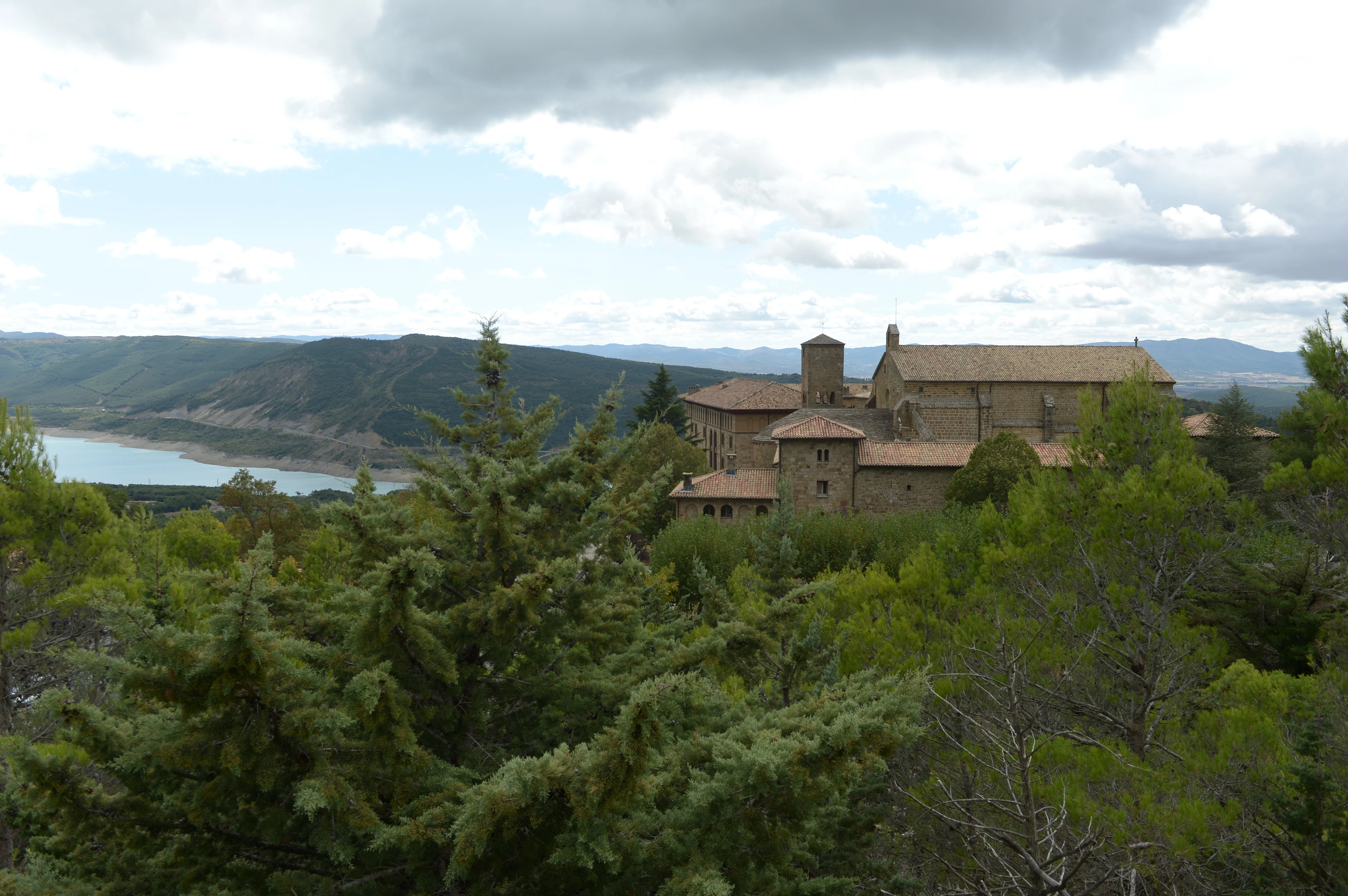 Monasterio de San Salvador de Leyre, cuna del antiguo reino de Pamplona y uno de los más antiguos de Europa. Crédito: Cortesía de fray Eduardo Oliver