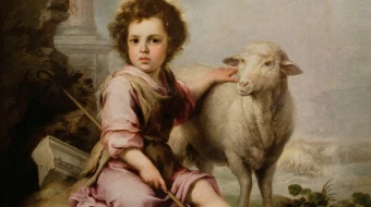 Obra "El Buen Pastor".