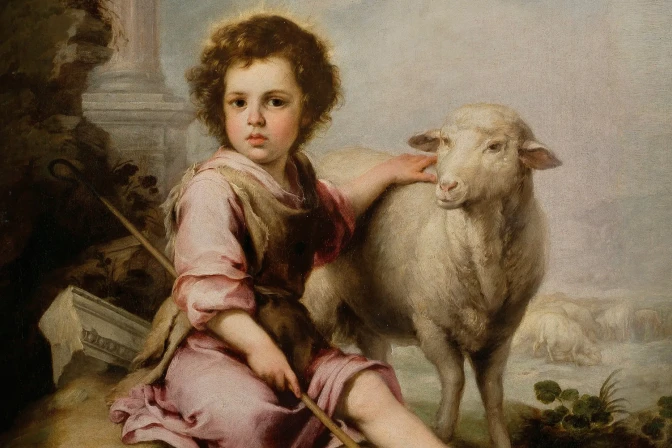 Obra "El Buen Pastor".