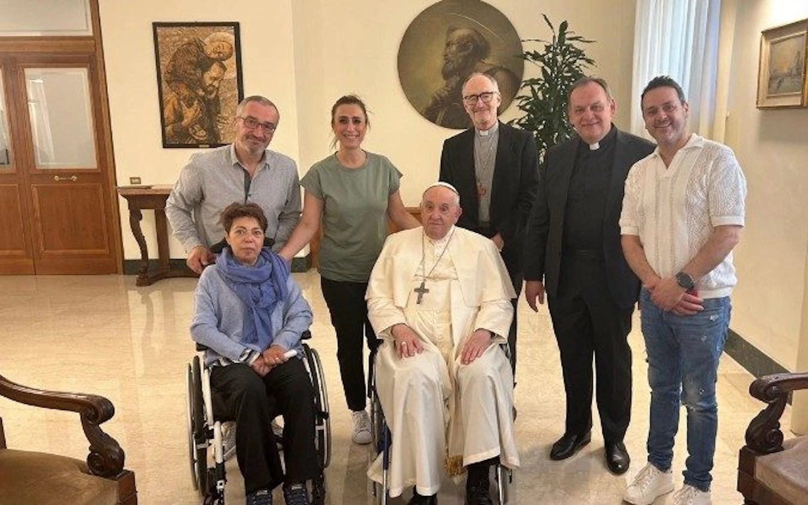 Maria José Marques da Silva Carvalho junto al Papa Francisco el 14 de abril?w=200&h=150