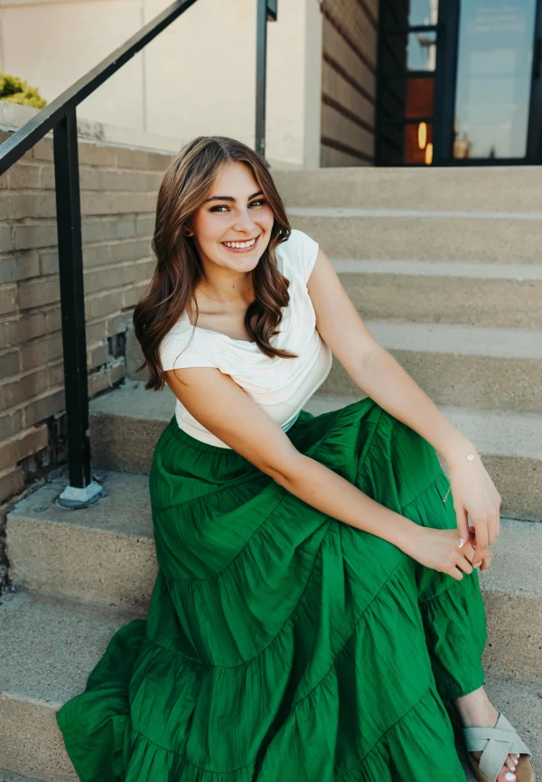 Elise Wing está entre los adolescentes elegidos para hacer preguntas al papa León XIV en el National Catholic Youth Conference el 21 de noviembre de 2025. Crédito: Cortesía de la National Federation for Catholic Youth Ministry.