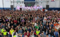 La Misa de clausura del encuentro juvenil en San Nicolás.