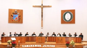 Al inicio del Encuentro Nacional de Pastoral, Mons. Héctor Mario Pérez Villarreal, secretario general de la CEM y Obispo Auxiliar de la Arquidiócesis Primada de México, dijo: “La Iglesia es misionera o no es Iglesia”.