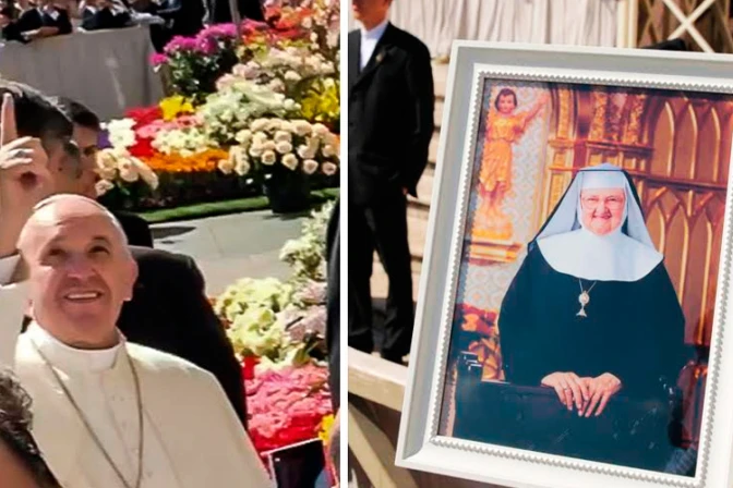 [VIDEO] Papa Francisco sobre Madre Angélica: Está “en el cielo”