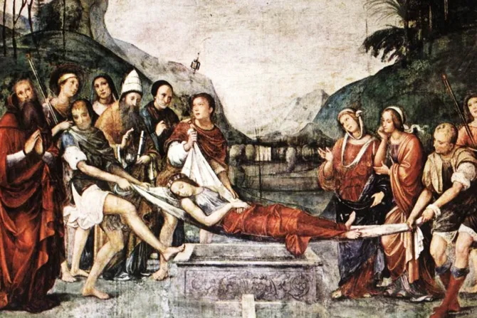 El entierro de Santa Cecilia