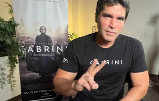 Eduardo Verástegui entrevistado por ACI Prensa sobre la película Cabrini, 19 de marzo 2024 Crédito: Ana Paula Morales/ACI Prensa