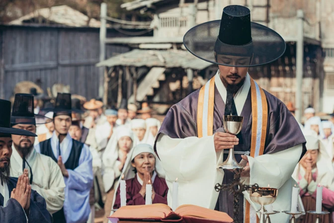 Escena de la película "Nacimiento", sobre San Andrés Kim Taegón.