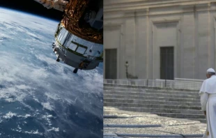 Imagen referencial del espacio / Bendiciu00f3n Urbi et Orbi del Papa Francisco. Cru00e9dito: Unsplash / Vatican Media 