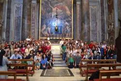 Peregrinos españoles en la Basílica de Santa María la Mayor (foto diócesis de Córdoba)?w=200&h=150