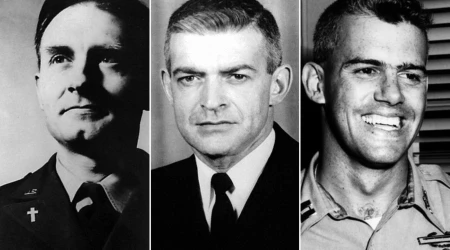 P. Emil Kapaun, P. Vincent Robert Capodanno y Capitán Humbert Roque Versace