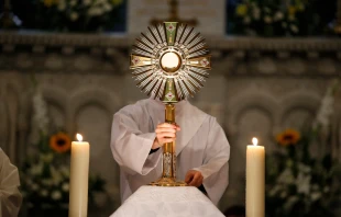 Eucaristía en el Santuario de Nuestra Señora de la Salette, Francia. Crédito: Shutterstock