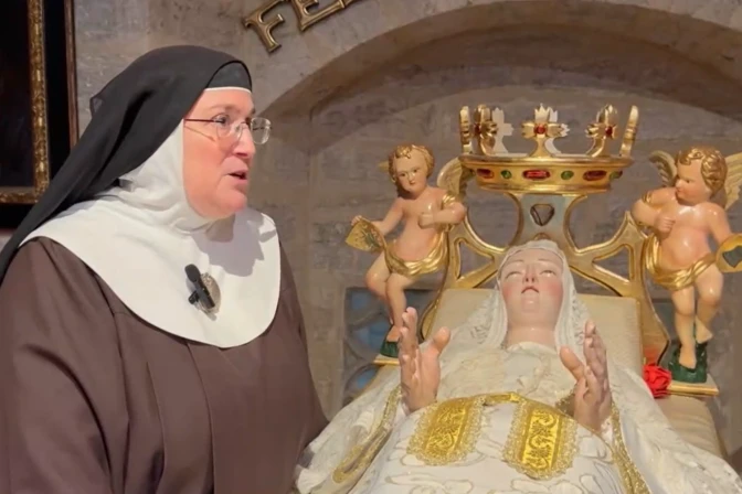 Laura García de Viedma, exabadesa cismática de Belorado (España).