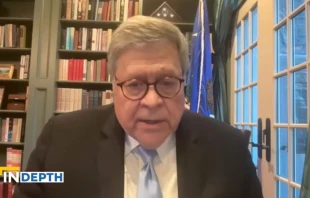 Exfiscal general de EE.UU. Bill Barr. Crédito: EWTN News
