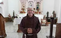 Mons. Ángel Falzón, sacerdote franciscano, obispo electo de Comayagua en Honduras.
