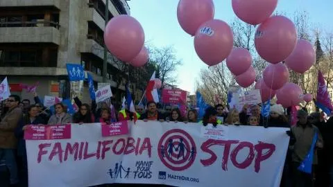 La marcha pro-familia en Madrid (Foto Hazteoir)