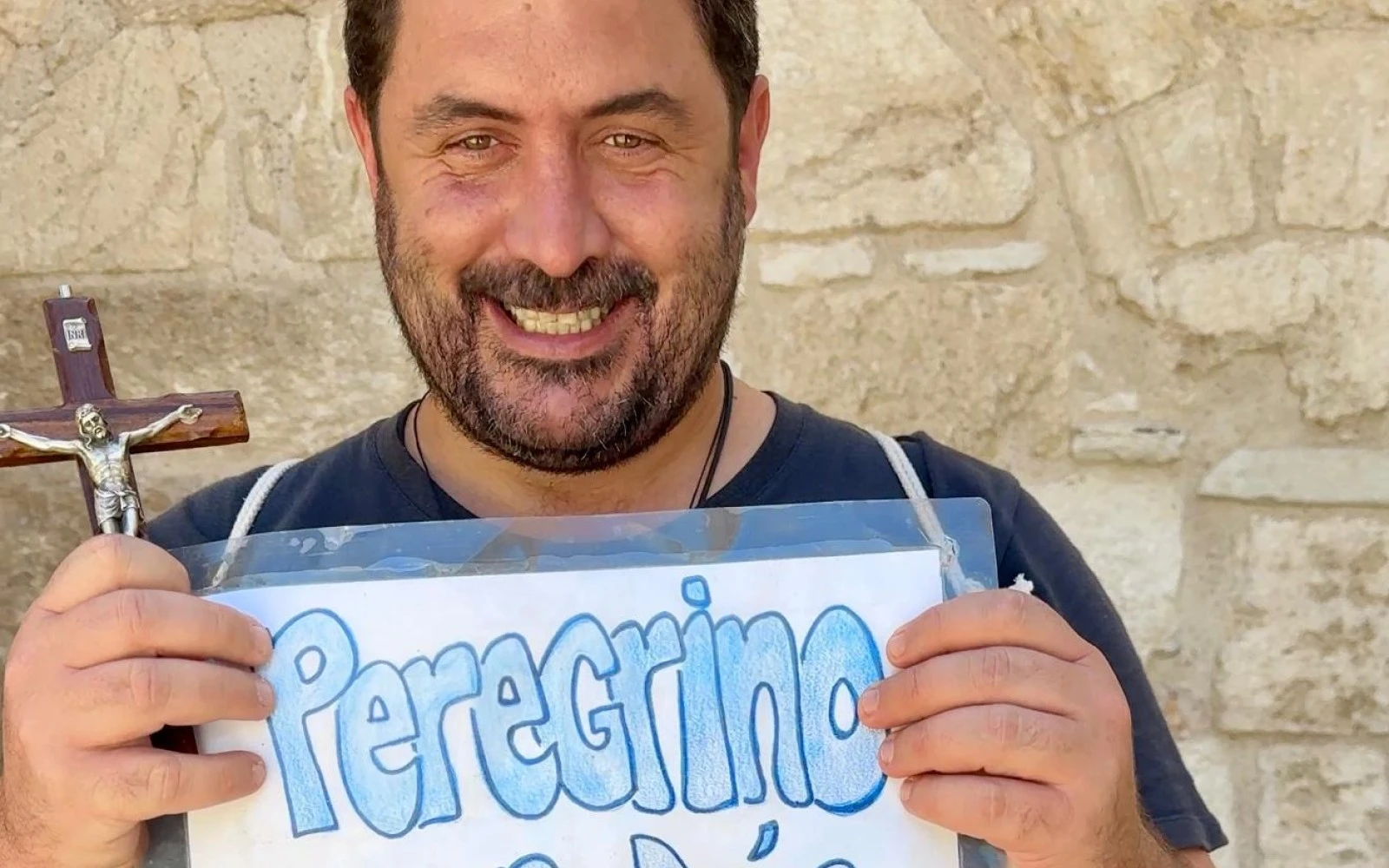 Fernando Gutiérrez, misionero laico español, a su llegada a  Belén tras 10 meses caminando.?w=200&h=150