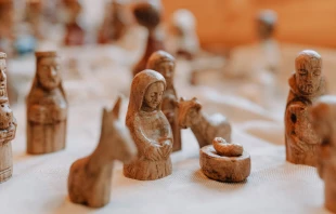 Ejemplo de Nacimiento navideño realizado en un monasterio de España Crédito: Fundación Contemplare