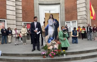 El Rosario de Ferraz por la conversión de España se realiza desde el 12 de noviembre de 2023. Crédito: Rosario de Ferraz.