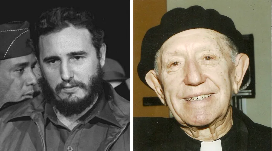 Fidel Castro (izq.) y el P. Armando Llorente (der.)?w=200&h=150