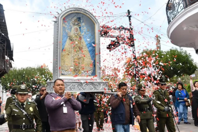 Fiesta de la Virgen de Guadalupe en Sucre