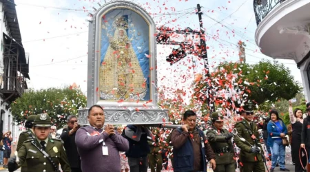 Fiesta de la Virgen de Guadalupe en Sucre