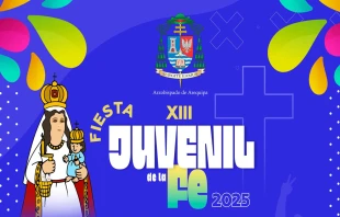 Fiesta juvenil de la fe 2025 en Arequipa ante la Virgen de Chapi. Crédito: Arzobispado de Arequipa.