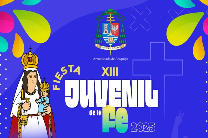 Fiesta juvenil de la fe 2025 en Arequipa ante la Virgen de Chapi.