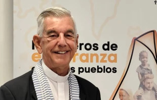 El Prefecto Apostólico en Battambang, Mons. Enrique Figaredo. Crédito: Nicolás de Cárdenas / ACI Prensa.