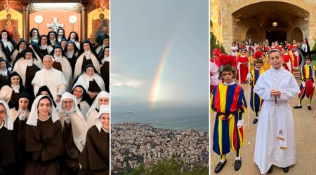 Algunos de los momentos que se vivieron en el viaje del Papa León XIV al Líbano.