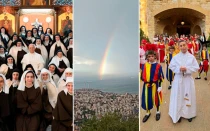 Algunos de los momentos que se vivieron en el viaje del Papa León XIV al Líbano.