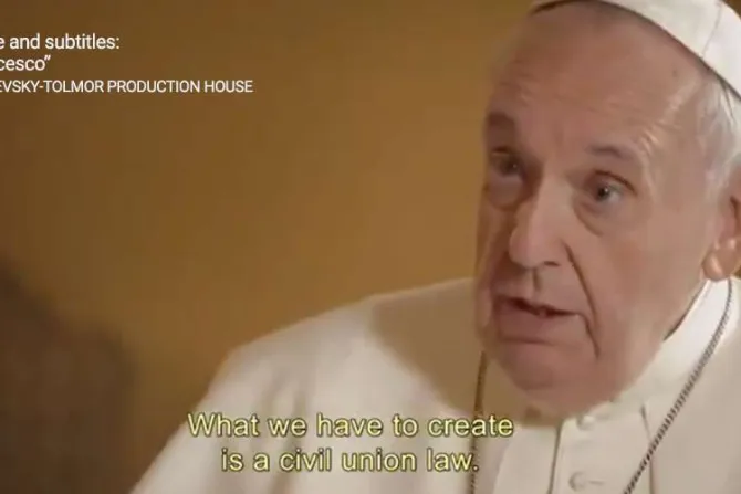 Televisa confirma que solo el Vaticano tiene el video del Papa sobre "convivencia civil"