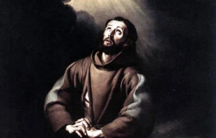 San Francisco de Asís, en pintura de Bartolomé Esteban Murillo. Crédito: Dominio público.