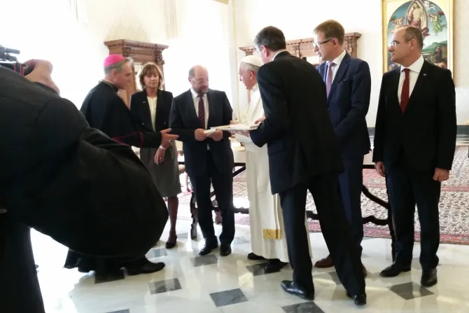 Papa Francisco recibe en el Vaticano al Presidente del Parlamento Europeo