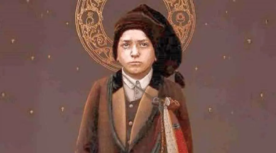 Retrato de canonización de San Francisco Marto.