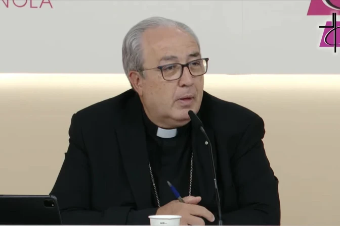 Mons. Francisco César García Magán, portavoz de la Conferencia Episcopal Española.