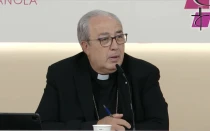 Mons. Francisco César García Magán, portavoz de la Conferencia Episcopal Española.