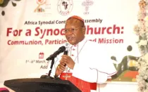 Cardenal Fridolin Ambongo, presidente del Sínodo de Conferencias Episcopales de África y Madagascar (SECAM).