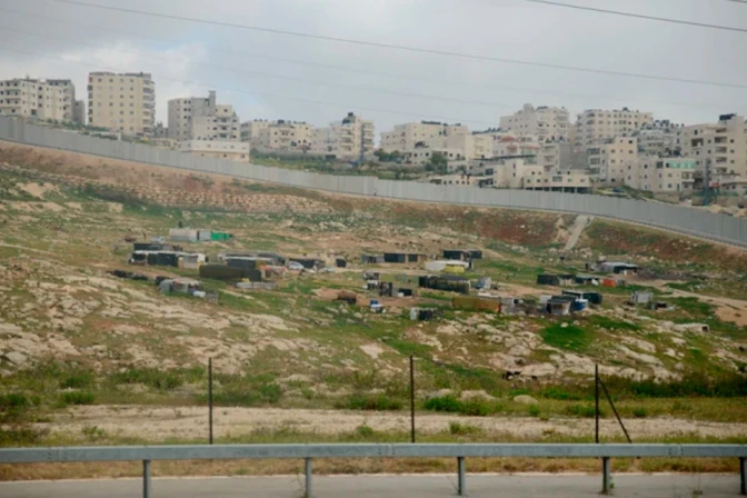 Frontera entre Palestina e Israel 15082025