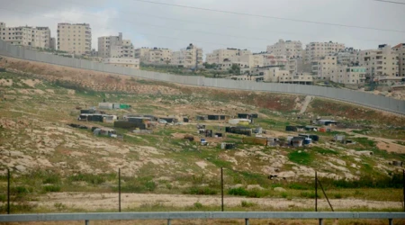 Frontera entre Palestina e Israel 15082025