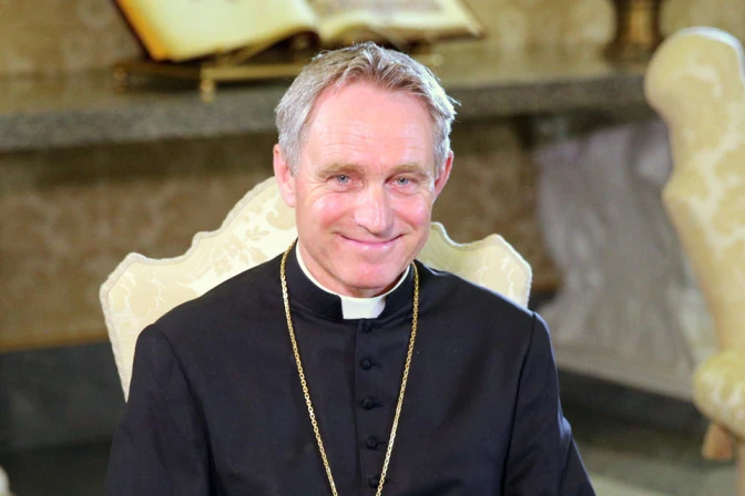 Mons. Georg Gänswein, exsecretario de Benedicto XVI.