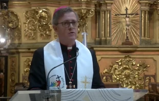 Mons. García Cuerva en el Tedeum Crédito: Captura de Video/Canal Orbe 21