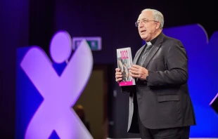 Mons. Francisco César García Magán, obispo auxiliar de Toledo y portavoz de la CEE. Crédito: CEE (CC BY-SA 2.0 DEED).