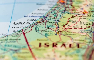Mapa de Israel y la Franja de Gaza. Crédito: Nick Beer / Shutterstock.