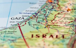 Mapa de Israel y la Franja de Gaza. Crédito: Nick Beer / Shutterstock.