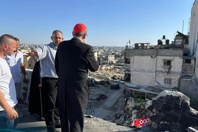 Visita a Gaza, Cardenal Pizzaballa