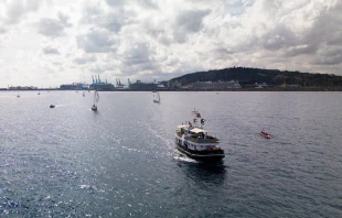 Flotilla de ayuda humanitaria a Gaza. Crédito: Davide Bonaldo / Shutterstock